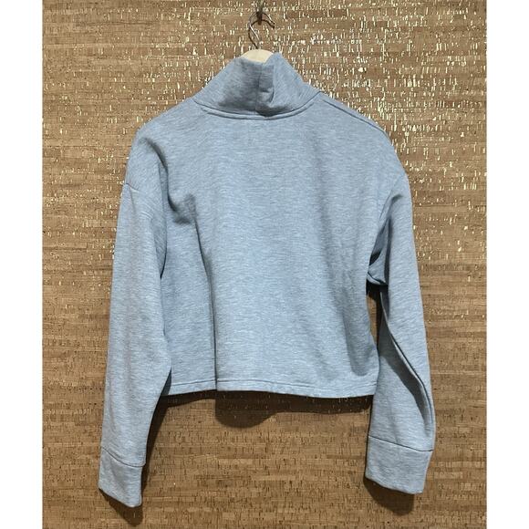 New Balance Women’s X-Large Cowl Neck Lightweight Pullover Gray - Picture 2 of 8